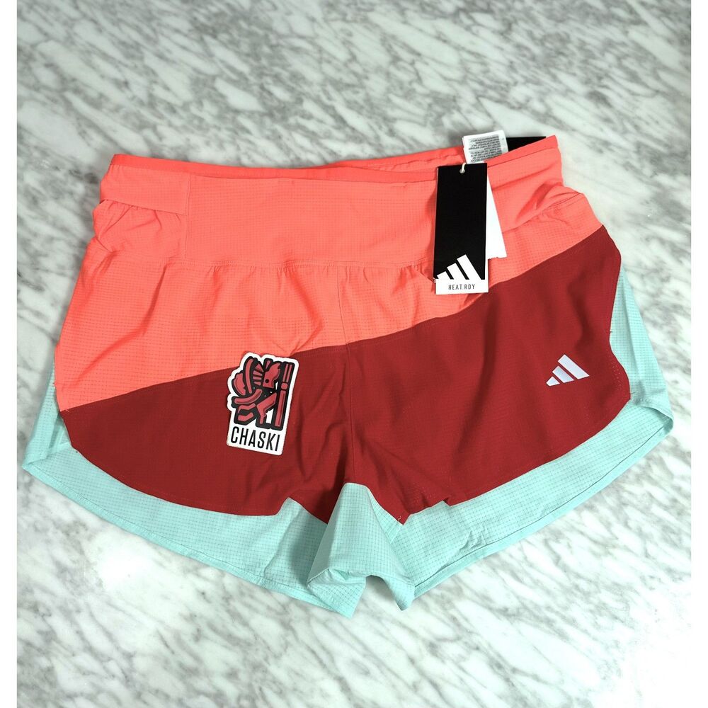 adidas New York City Running Split Shorts racing Pants IW9230 Women's XL NEW